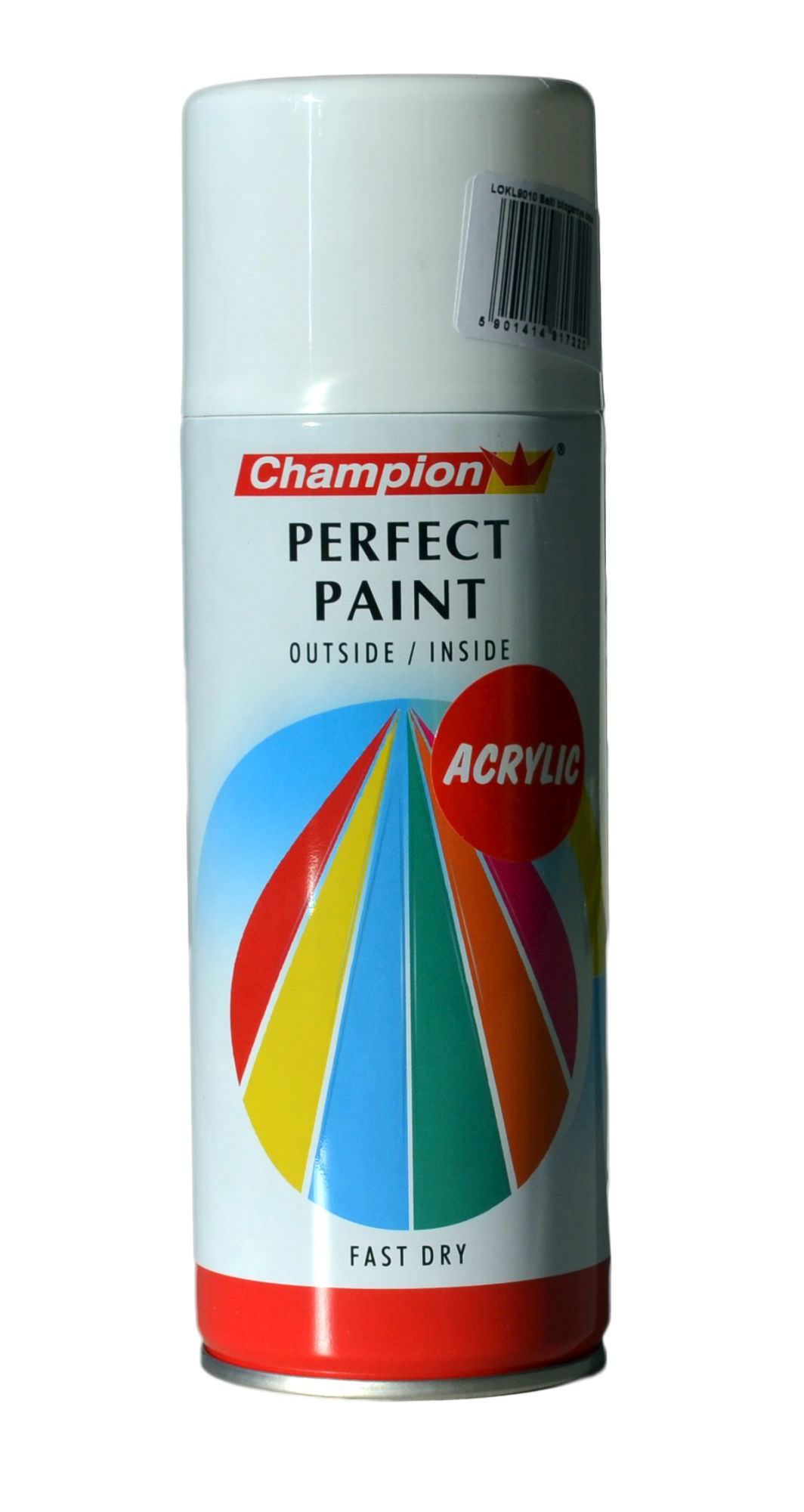 Akriliniai dažai CHAMPION, balta sp., 400 ml