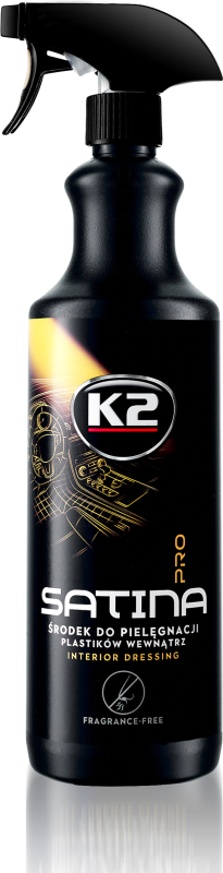 Profesionalus, bekvapis prietaisų skydelio valiklis K2 SATINA PRO, 1 l