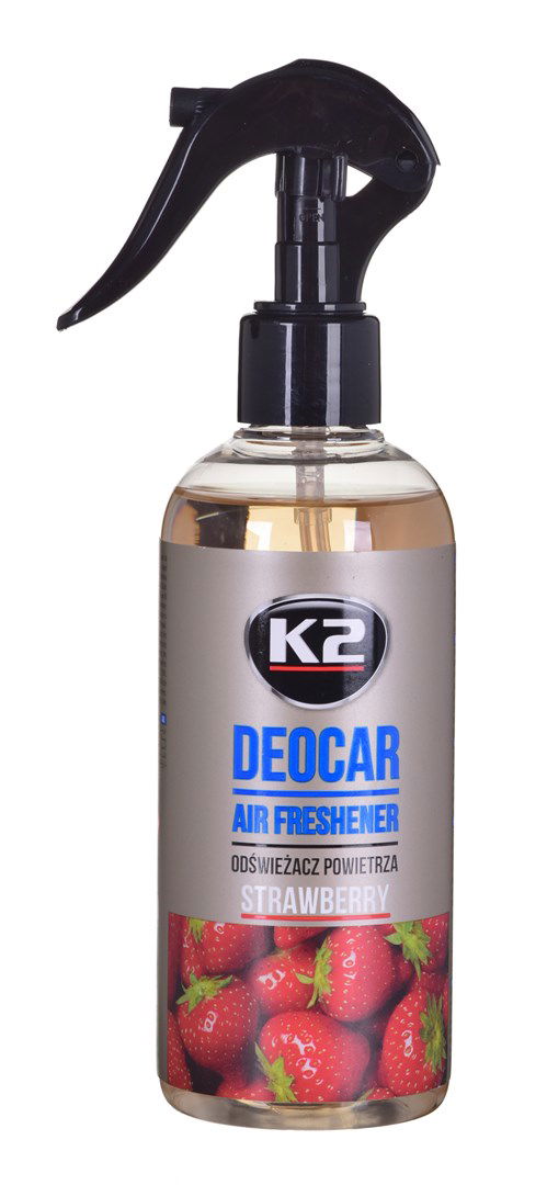 Automobilinis oro gaiviklis K2 DEOCAR STRAWBERRY, 250 ml