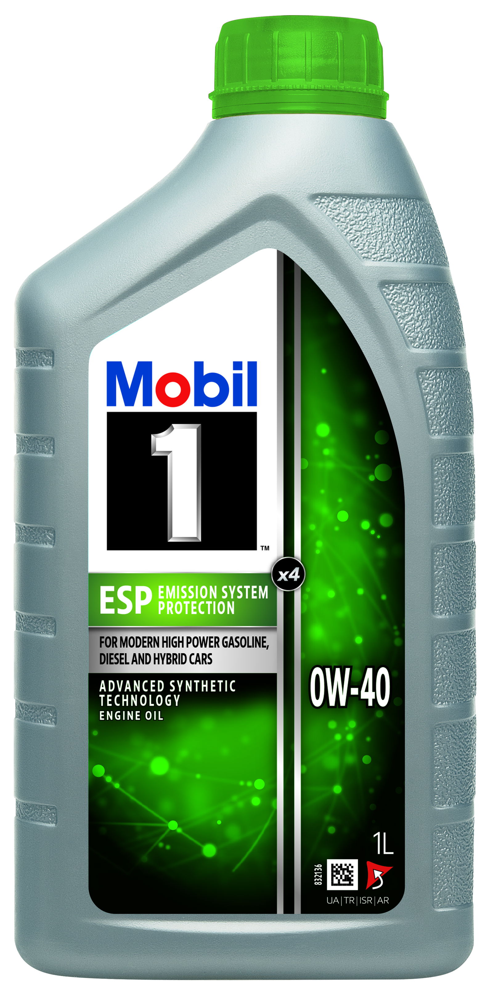 Automobilinė variklio alyva MOBIL 1 ESP X4 0W-40, 1 L