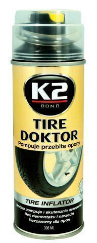 Aerozoliniai klijai K2, padangų remontui, 400 ml