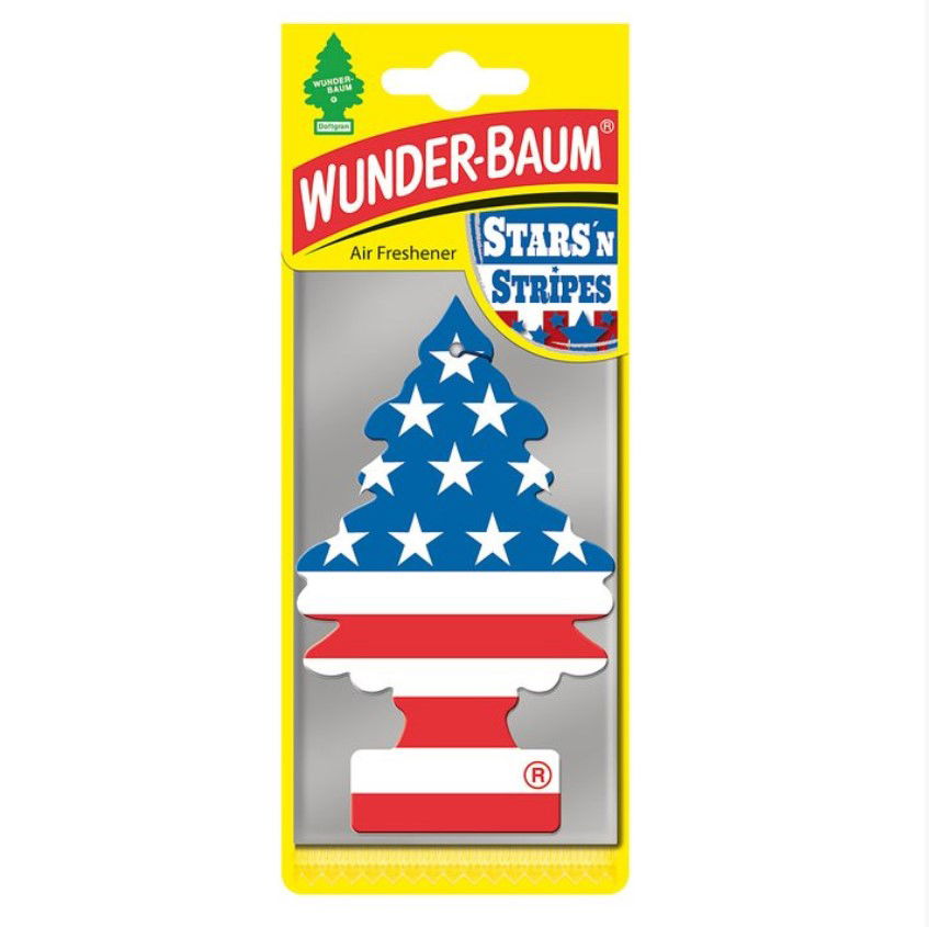 Automonilinis oro gaiviklis WUNDER-BAUM TREE STARS AND STRIPES