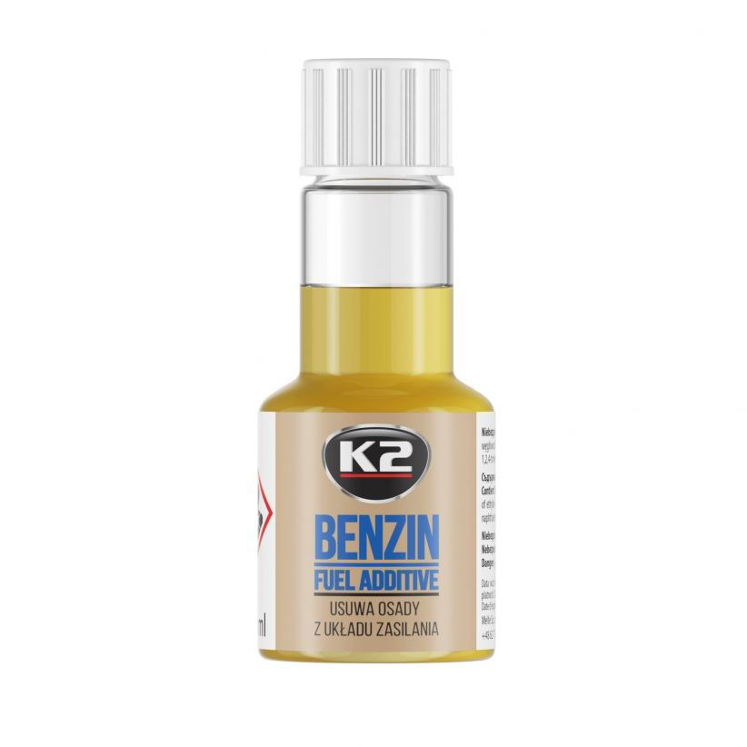 Priedas benzino purkštukams valyti K2 BENZIN, 50ml