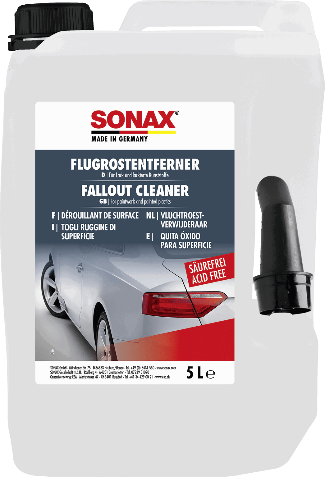 Metalo dulkių valiklis SONAX , 5L