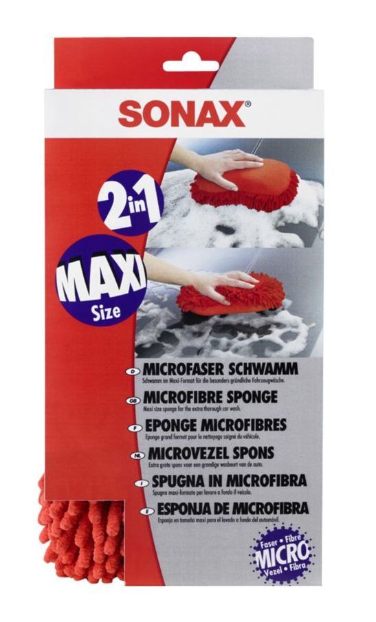 Automobilinė kempinė SONAX, 28 x 14,2 x 8,2 cm, mikropluošto, universali