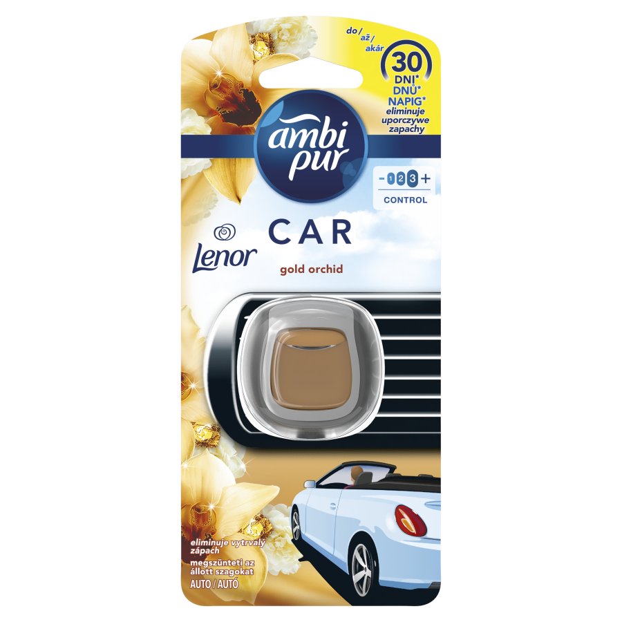 Oro gaiviklis automobiliams AMBI PUR Gold Orchid, 2ml