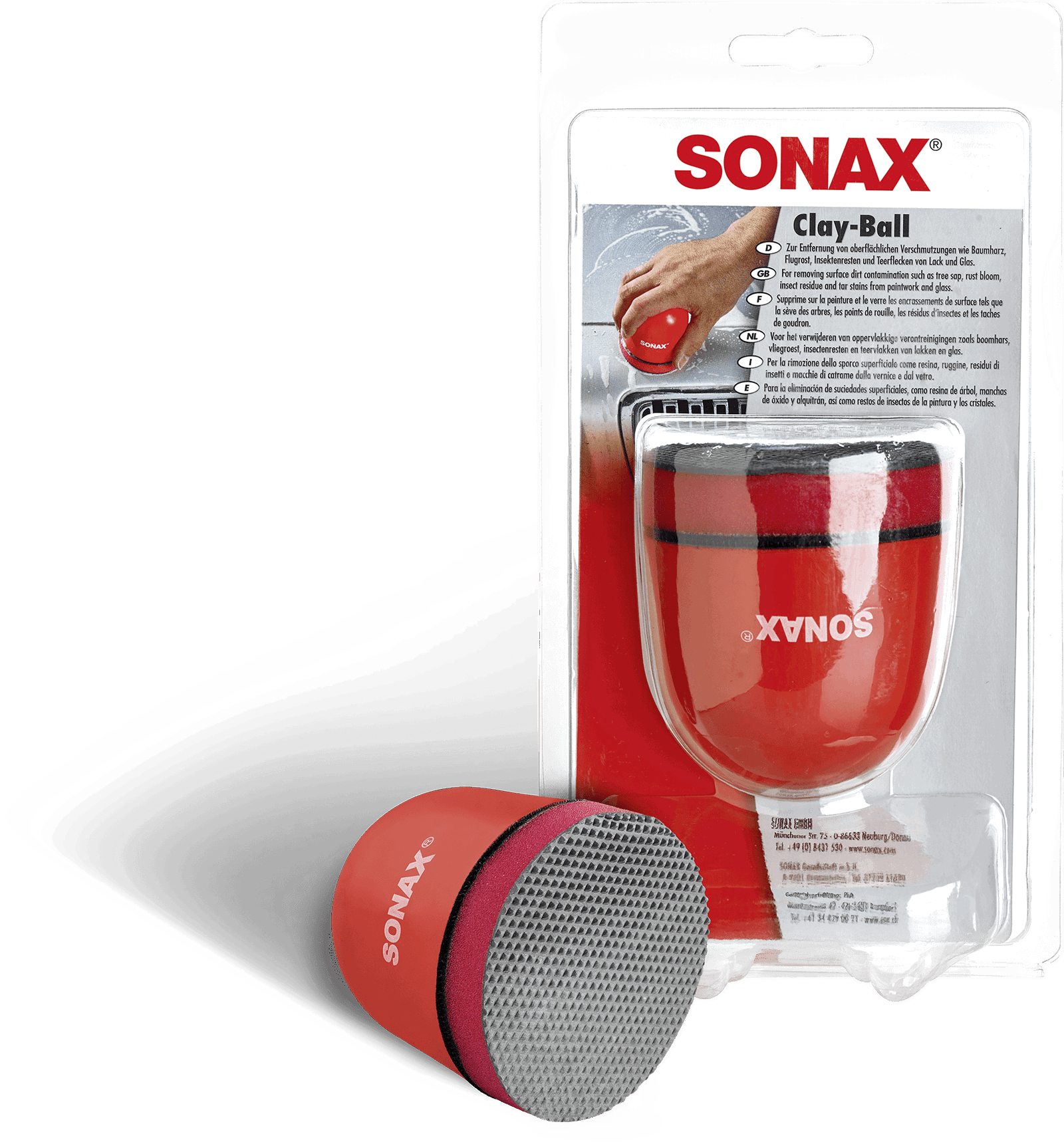 Molio padas SONAX  "CLAY BALL"