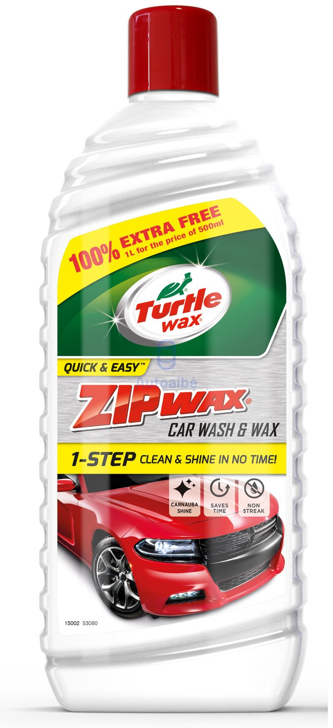Šampūnas su vašku TURTLE WAX Zip, 1 L