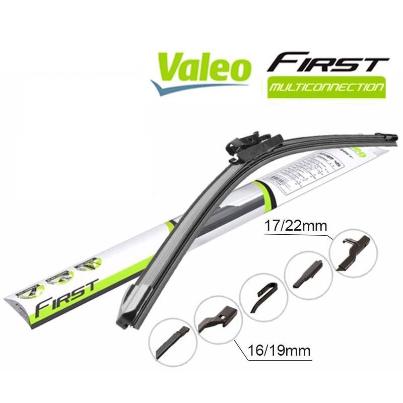 Automobilinis valytuvas be rėmo VALEO First Multiconnection, 55 cm