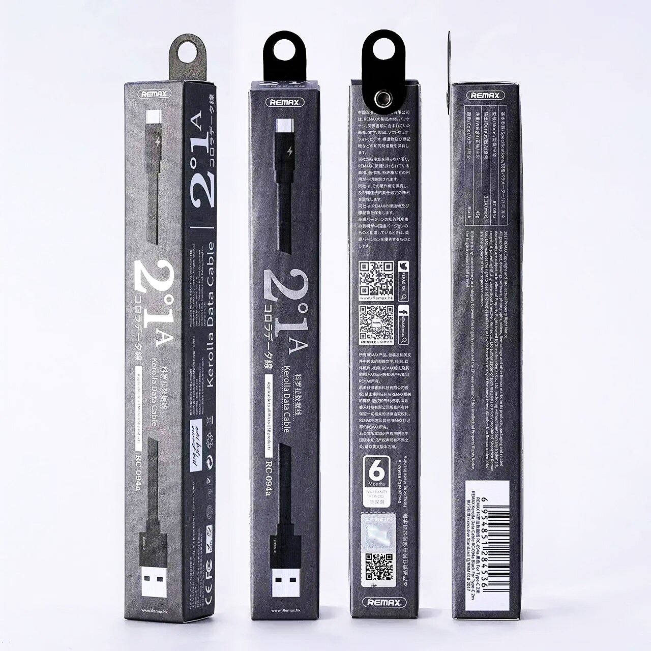 Remax Rc-094a Type-C-USB , 2m