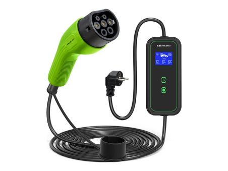 QOLTEC 52470 Mobile charger for EV 2in1|52470