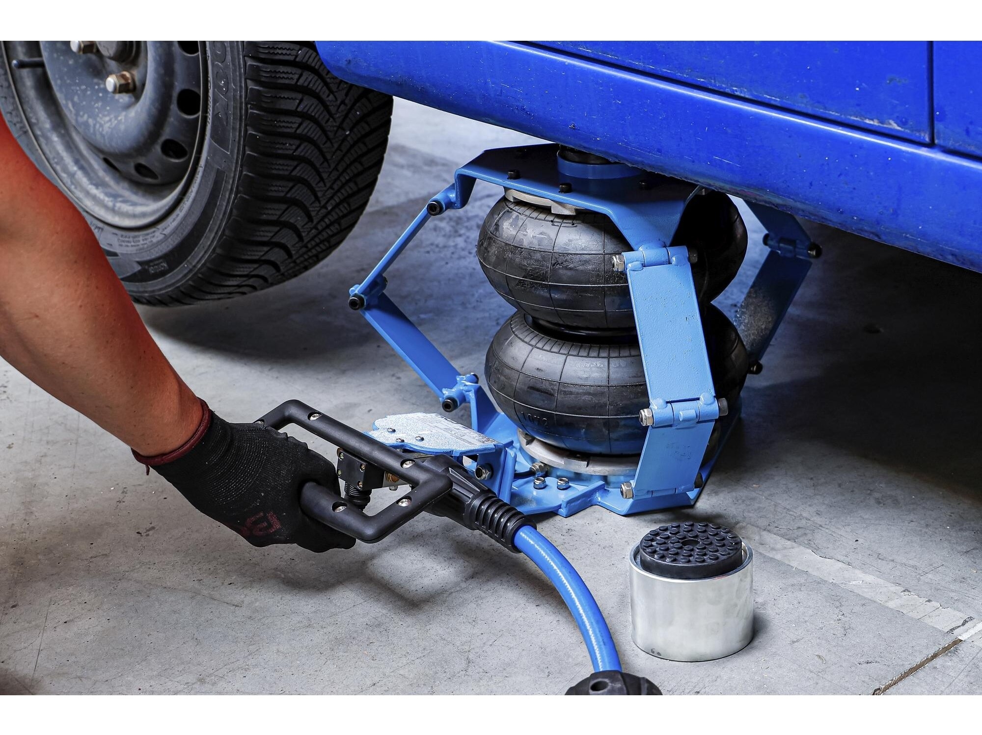 Domkratas pneumatinis | mobilus | 115 - 410 mm | 2000 kg (71009)