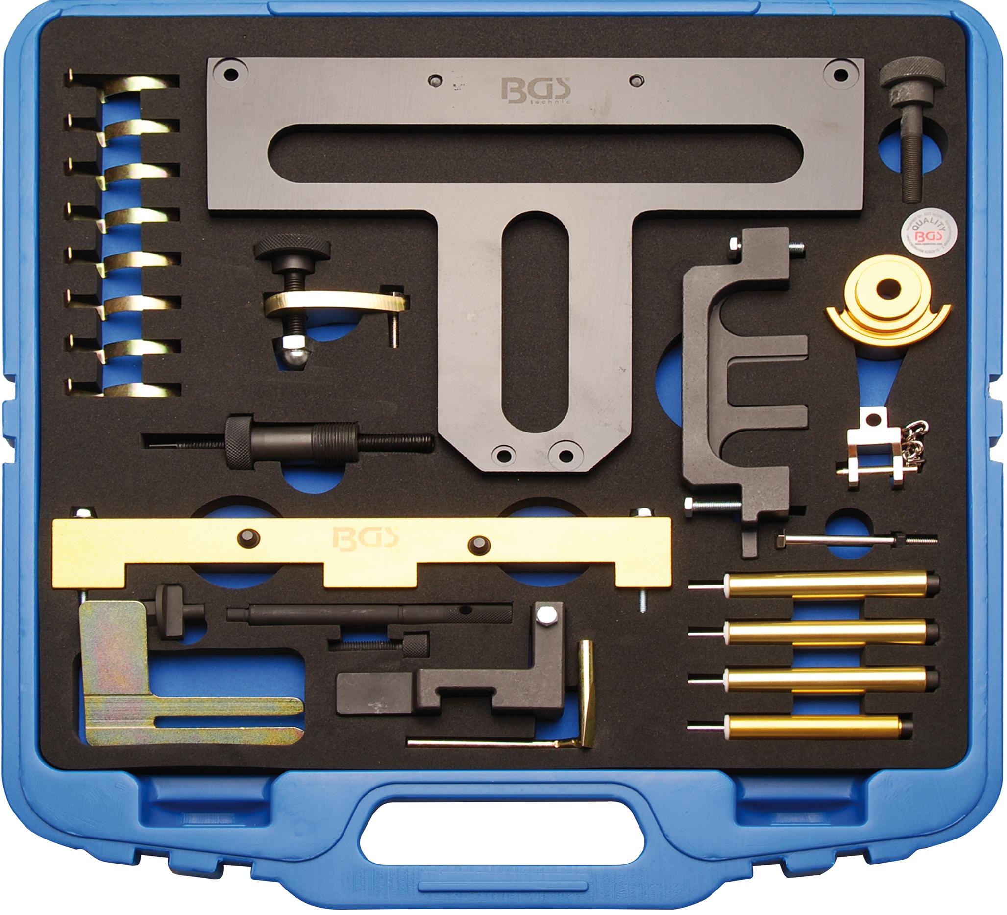 Variklio fiksavimo rinkinys | BMW Diesel | 13 vnt. (62617)