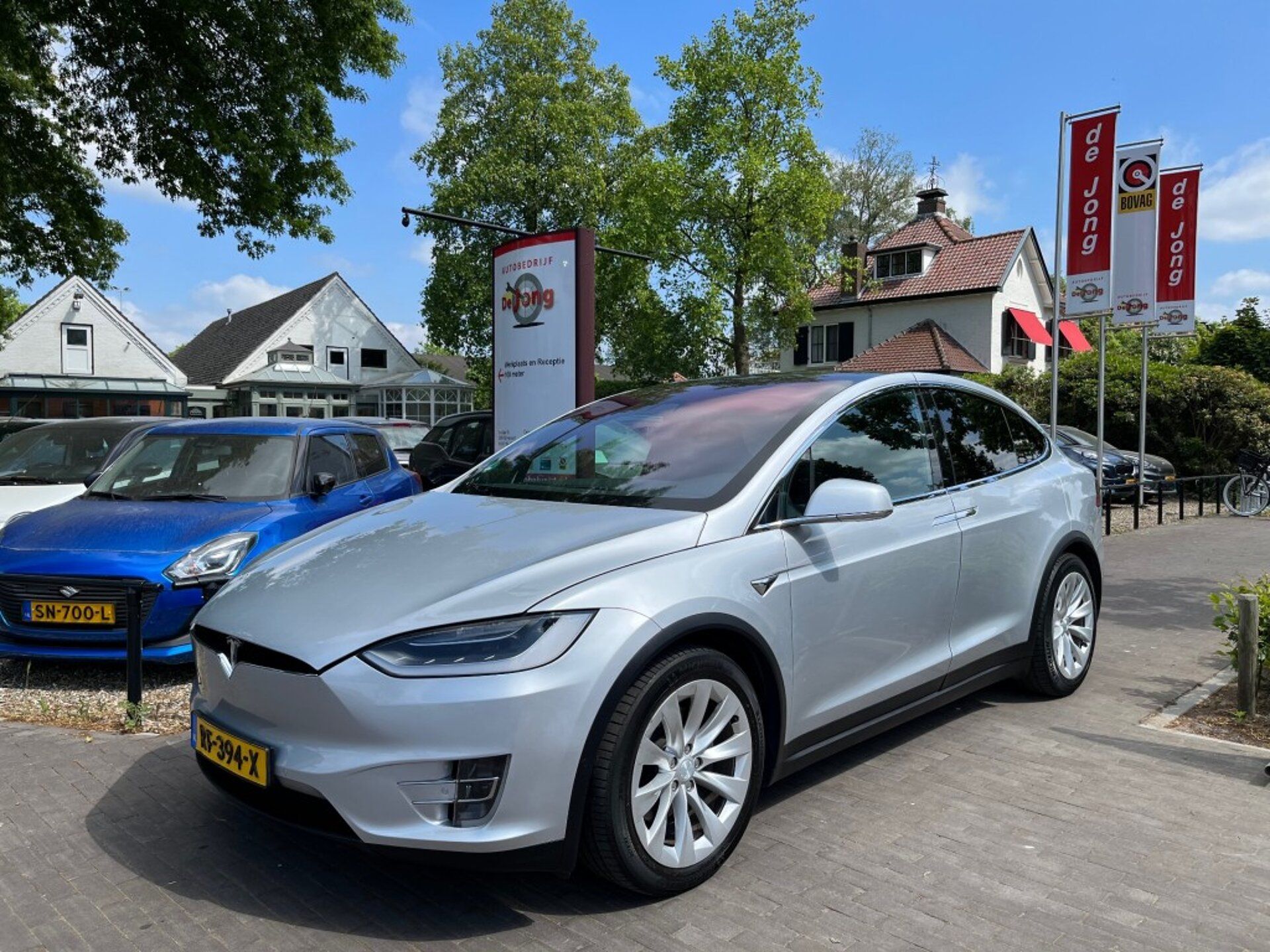 Tesla Model X 2017 Pilka