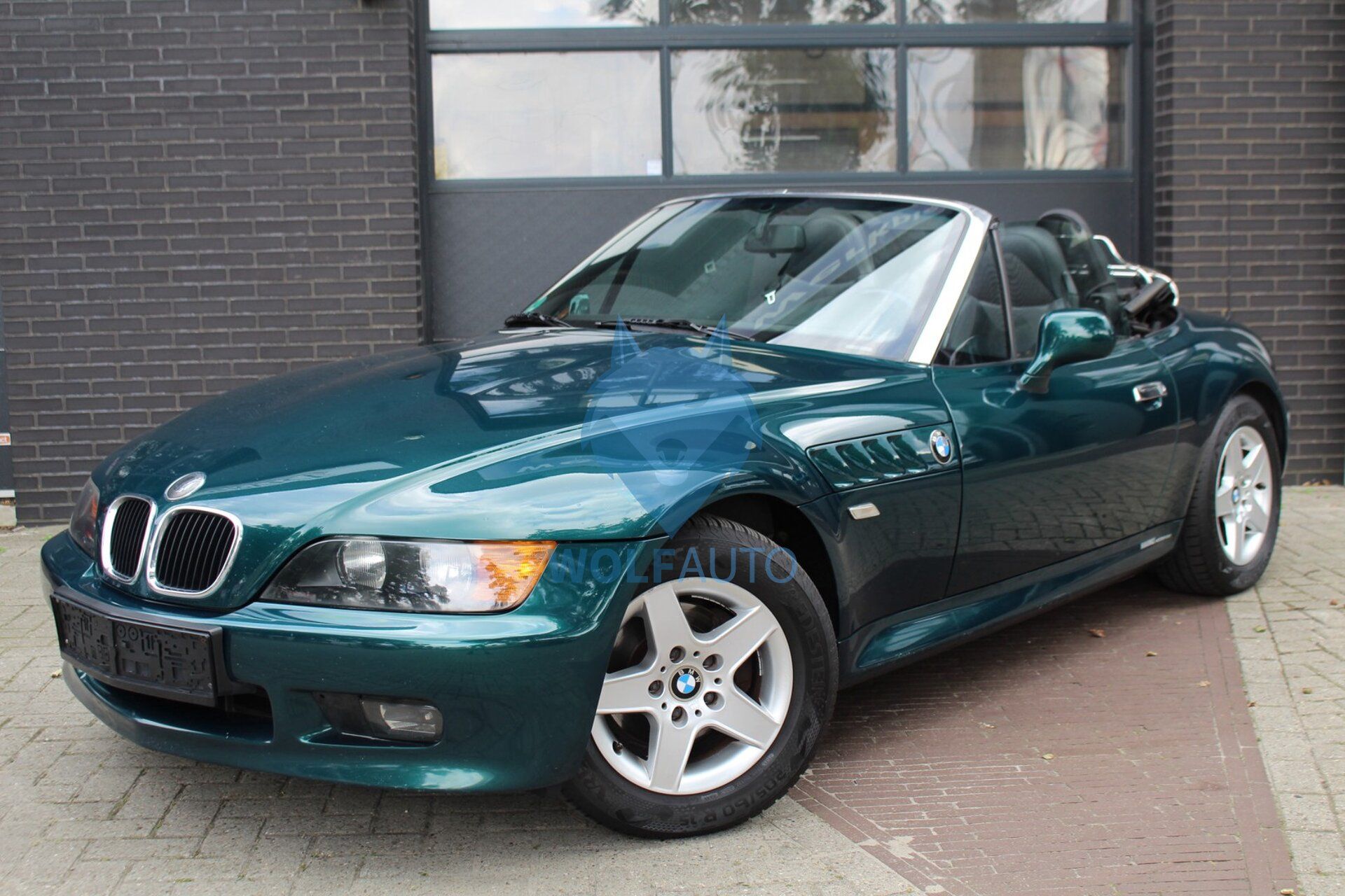 BMW Z3 1999 Žalia