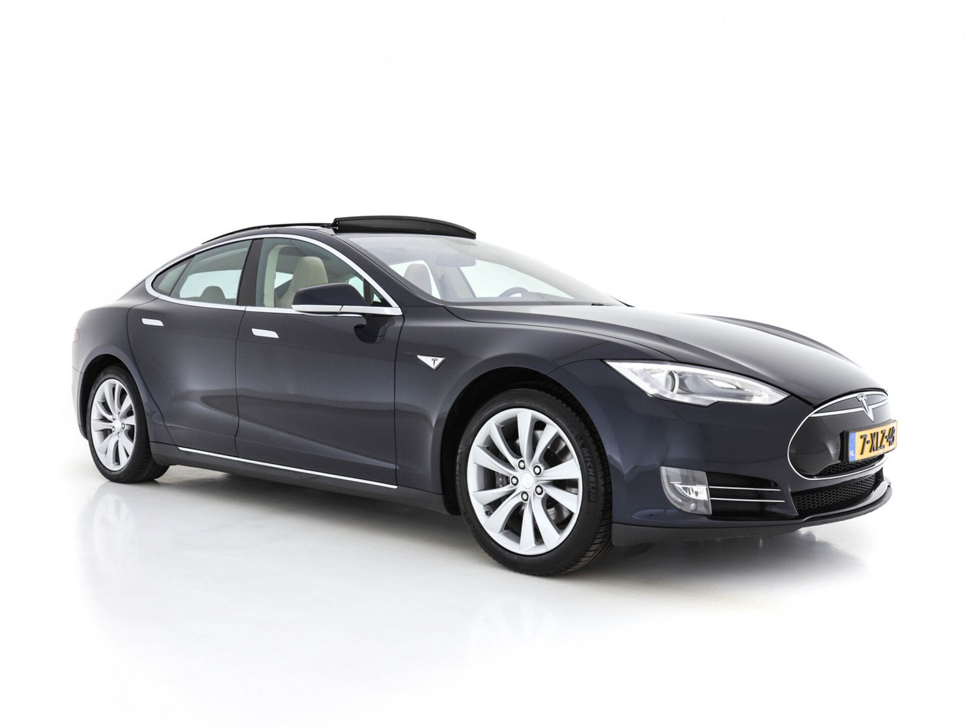 Tesla Model S 2014 Mėlyna