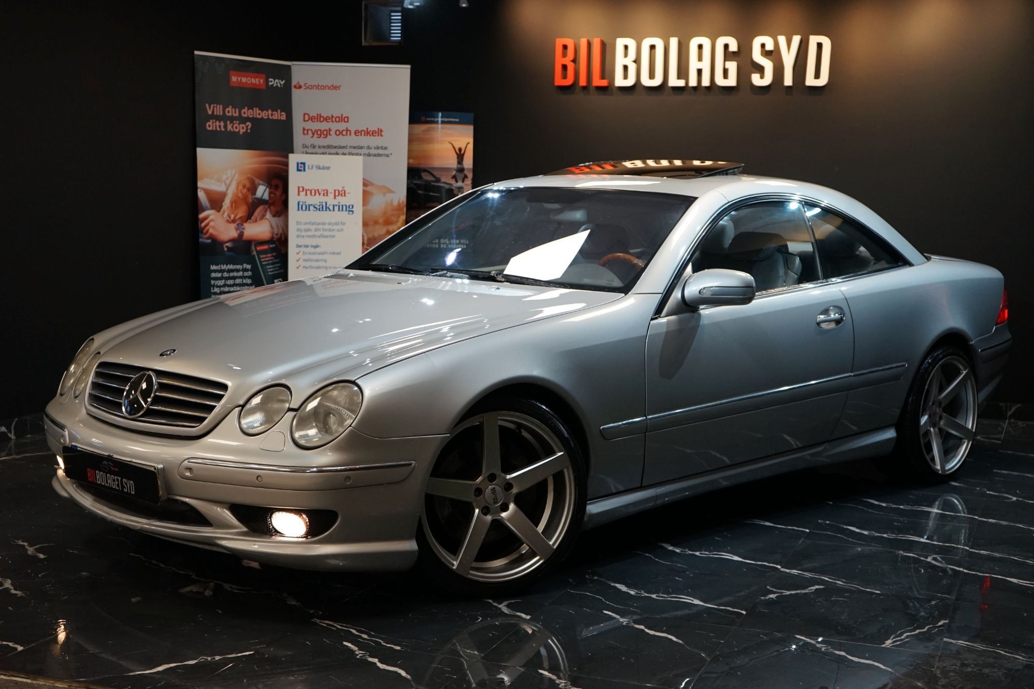 Mercedes-Benz CL 55 AMG 2001 Sidabrinė