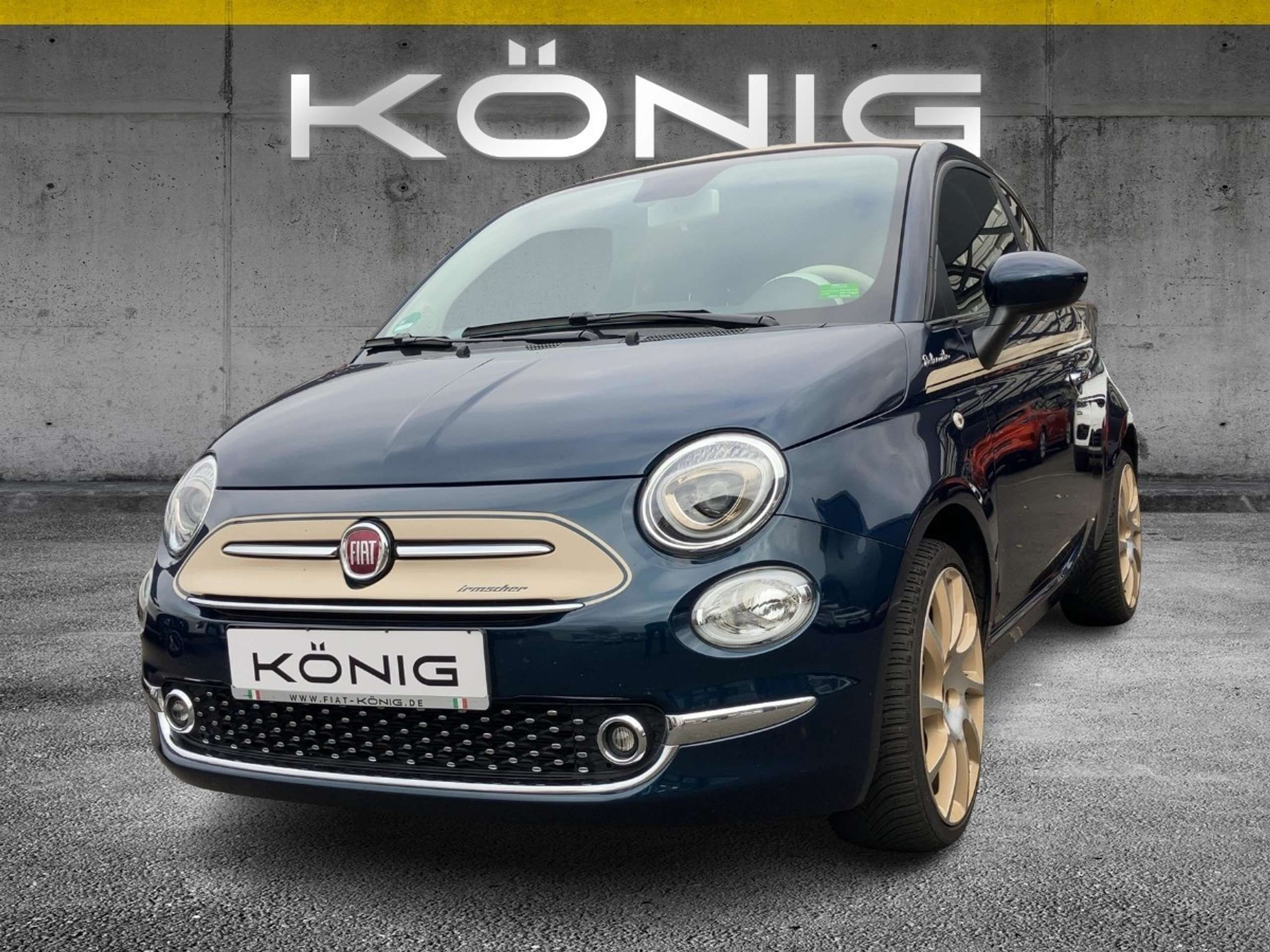 Fiat 500C 2021 Mėlyna