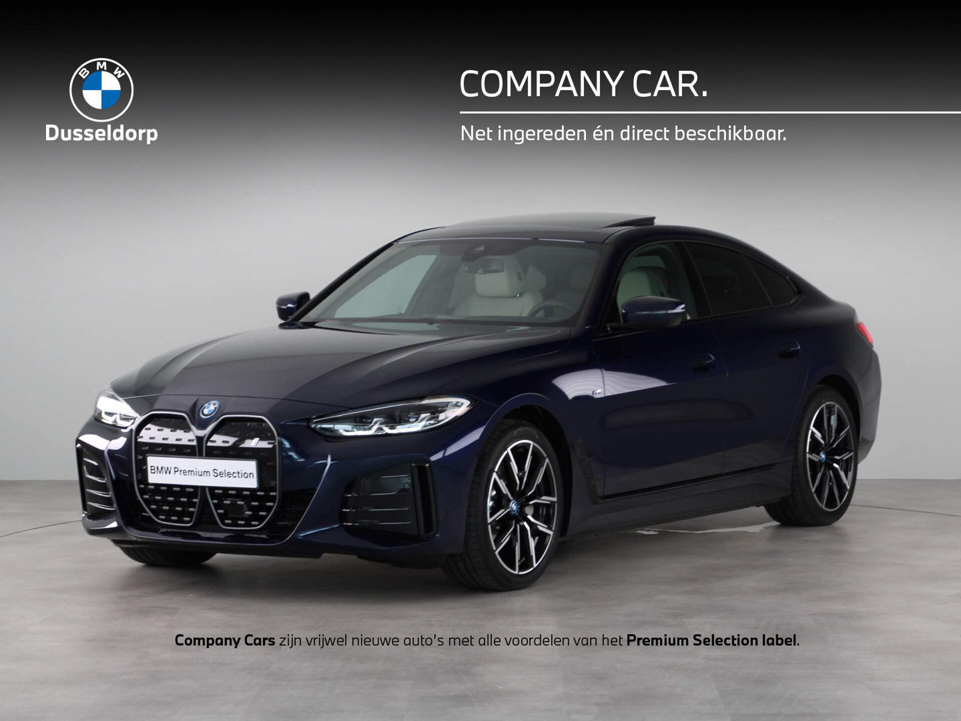 BMW i4 2024 Mėlyna