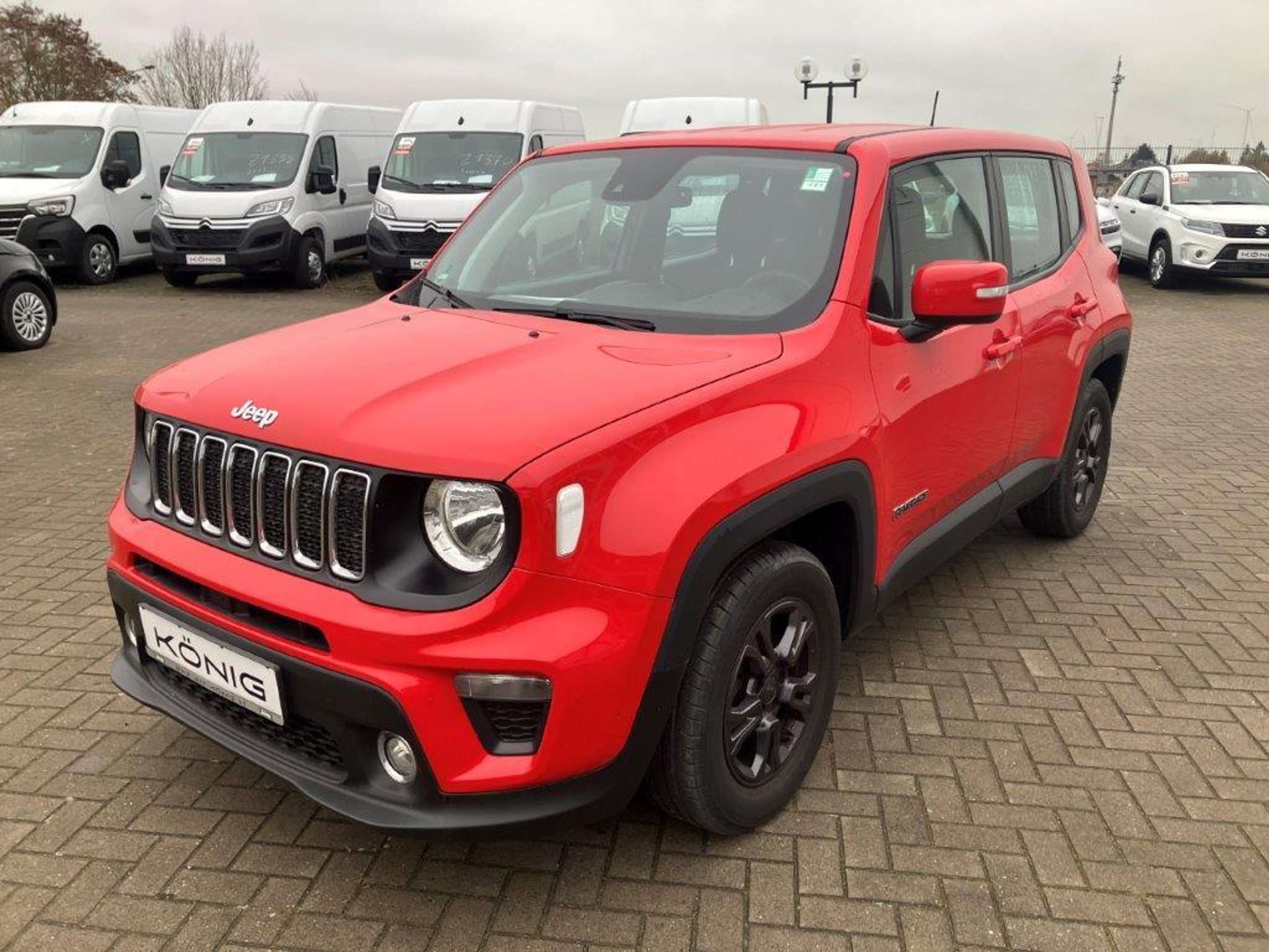 Jeep Renegade 2021 Raudona