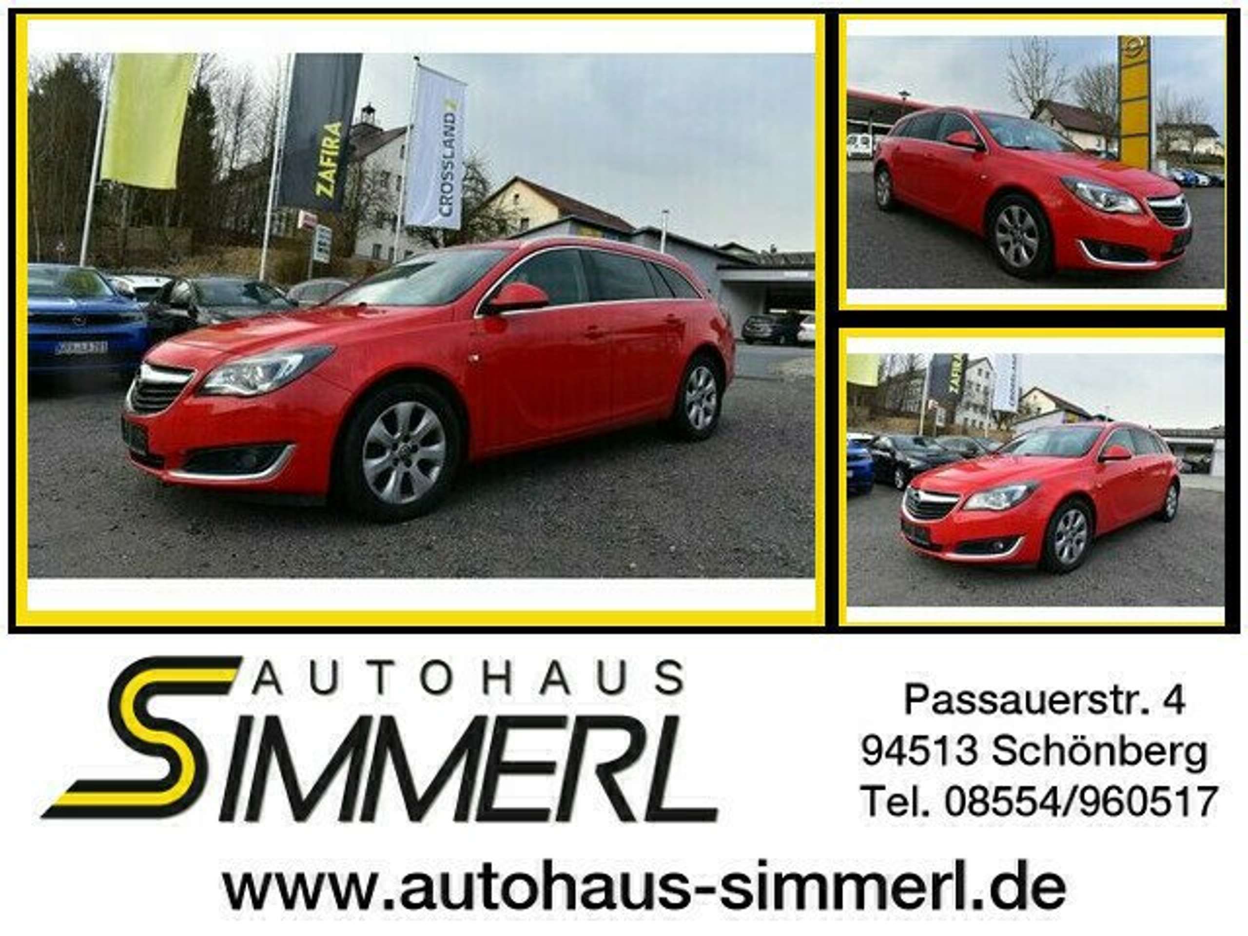 Opel Insignia 2015 Raudona