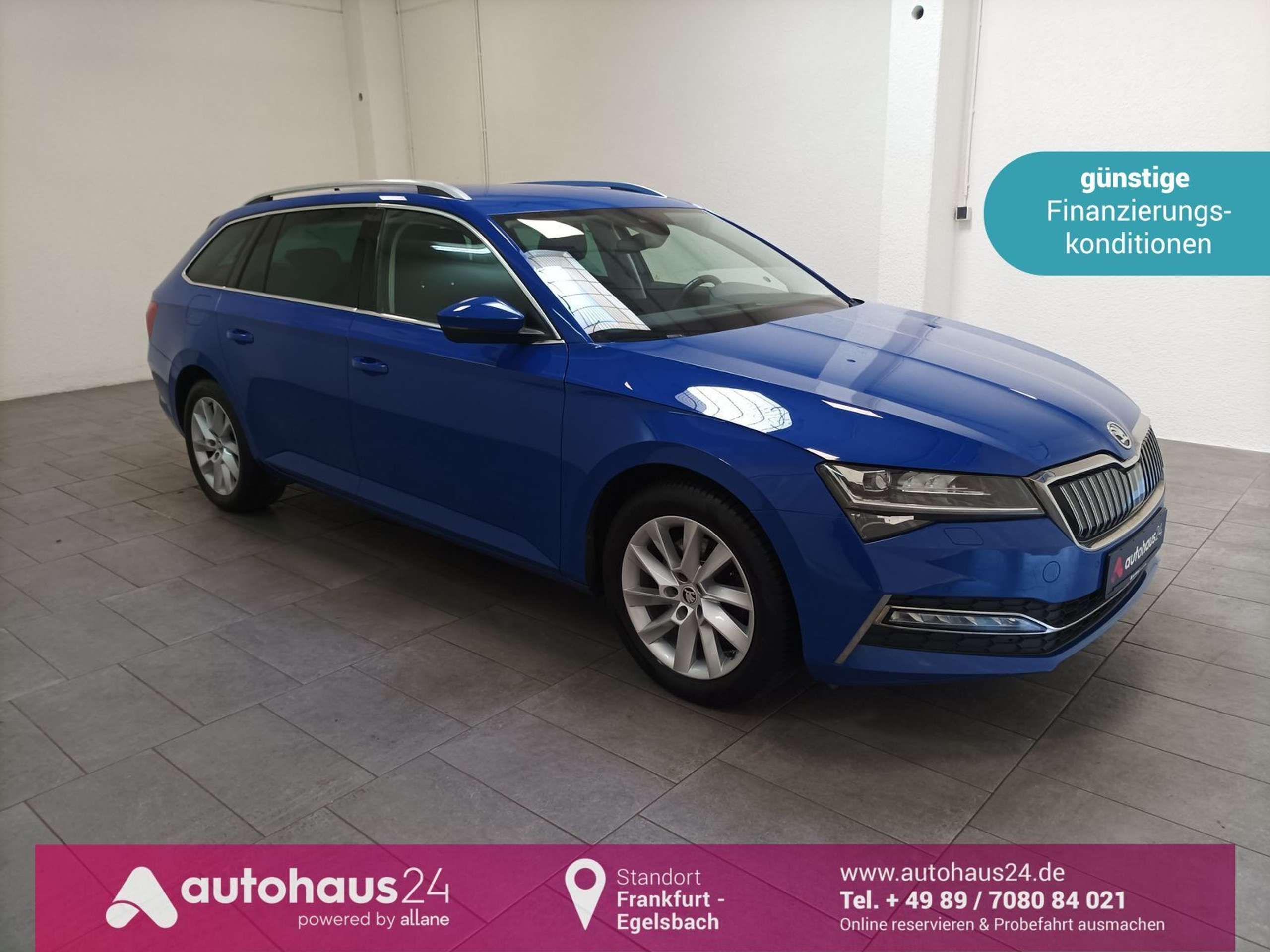 Skoda Superb 2020 Mėlyna