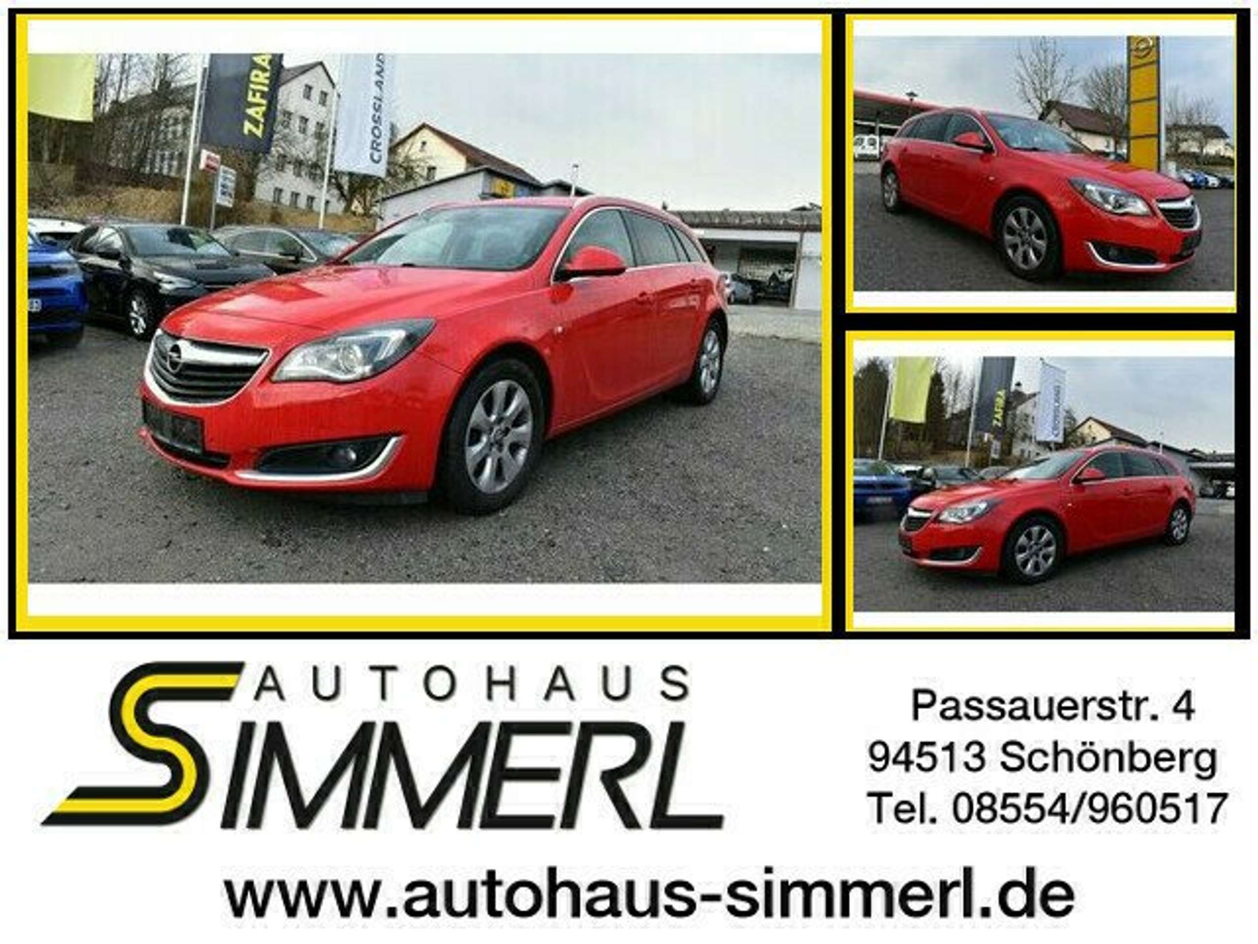 Opel Insignia 2015 Raudona