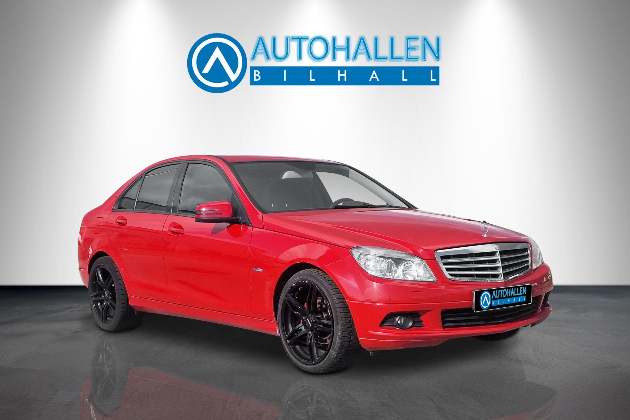 Mercedes-Benz C 180 2010 Raudona