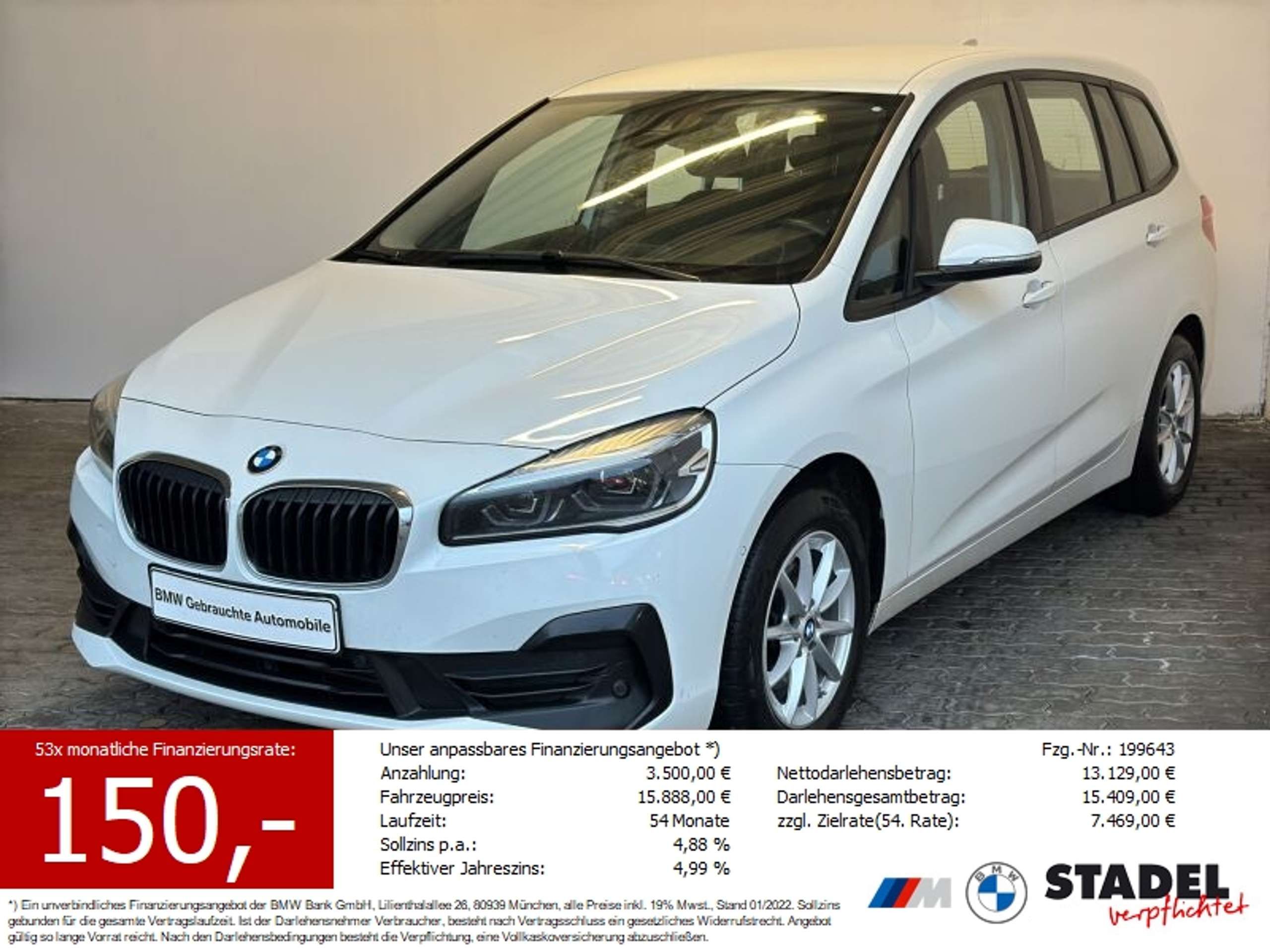 BMW 216 2020 Balta