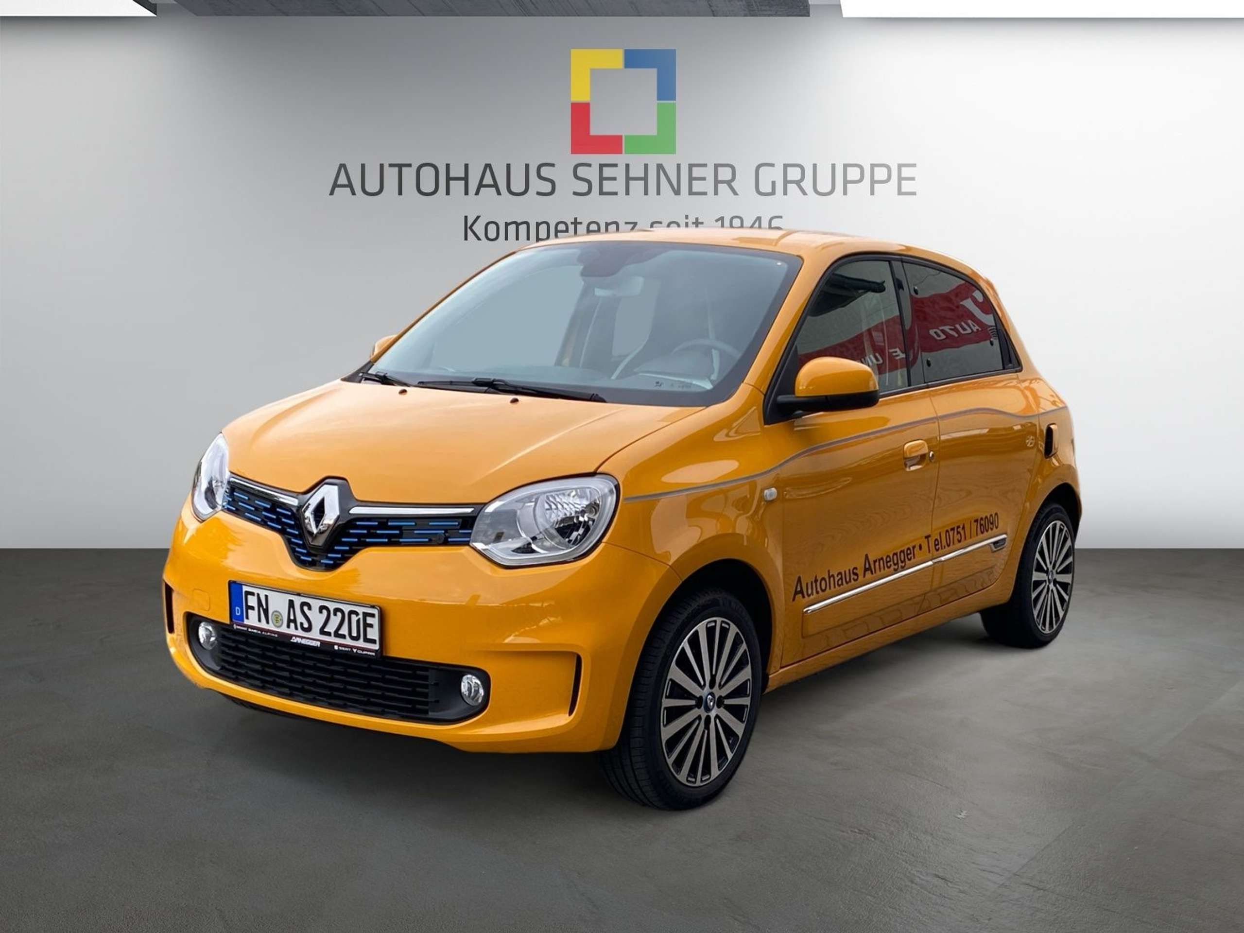 Renault Twingo 2022 Geltona