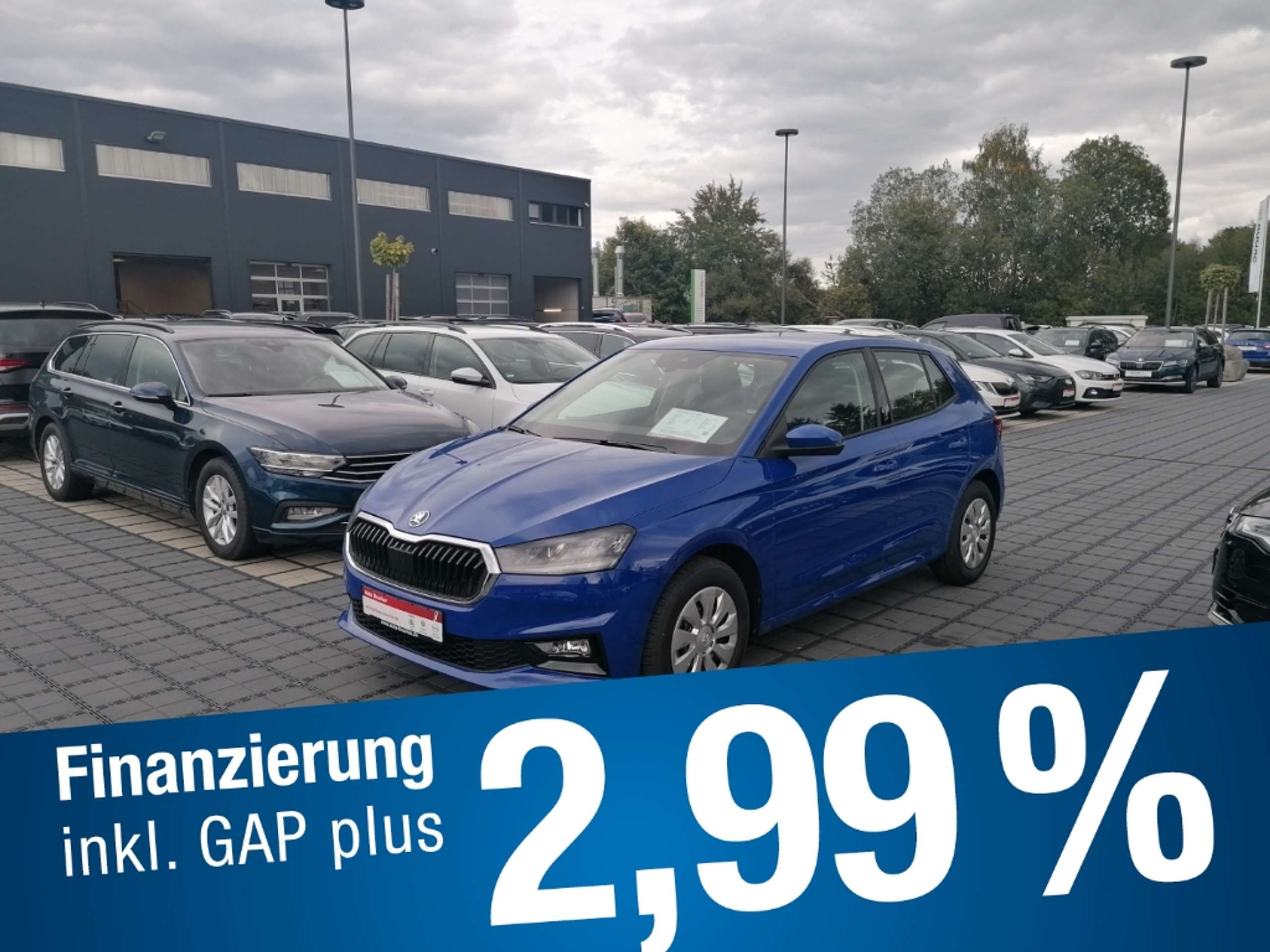 Skoda Fabia 2021 Mėlyna