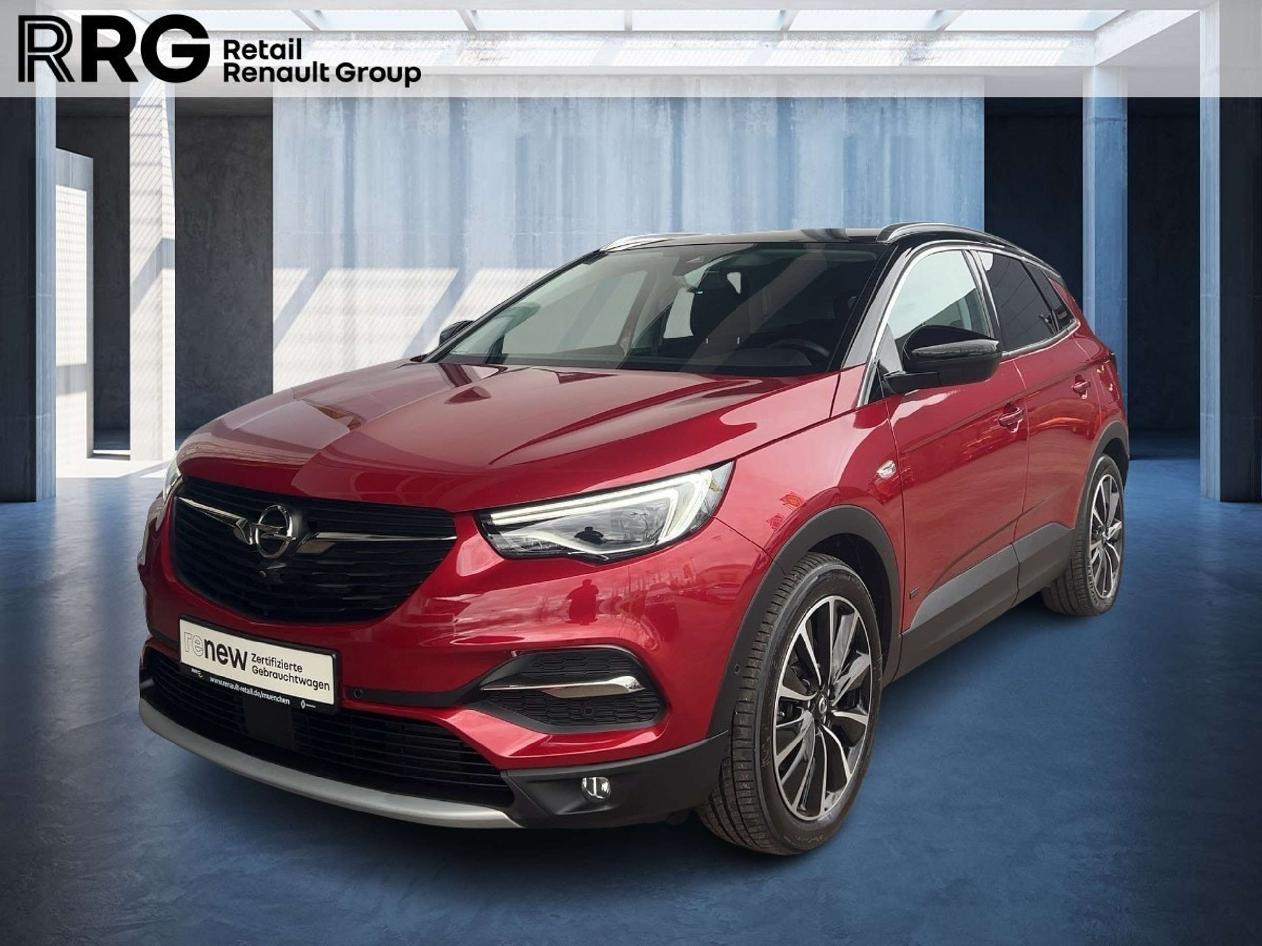 Opel Grandland X 2021 Raudona