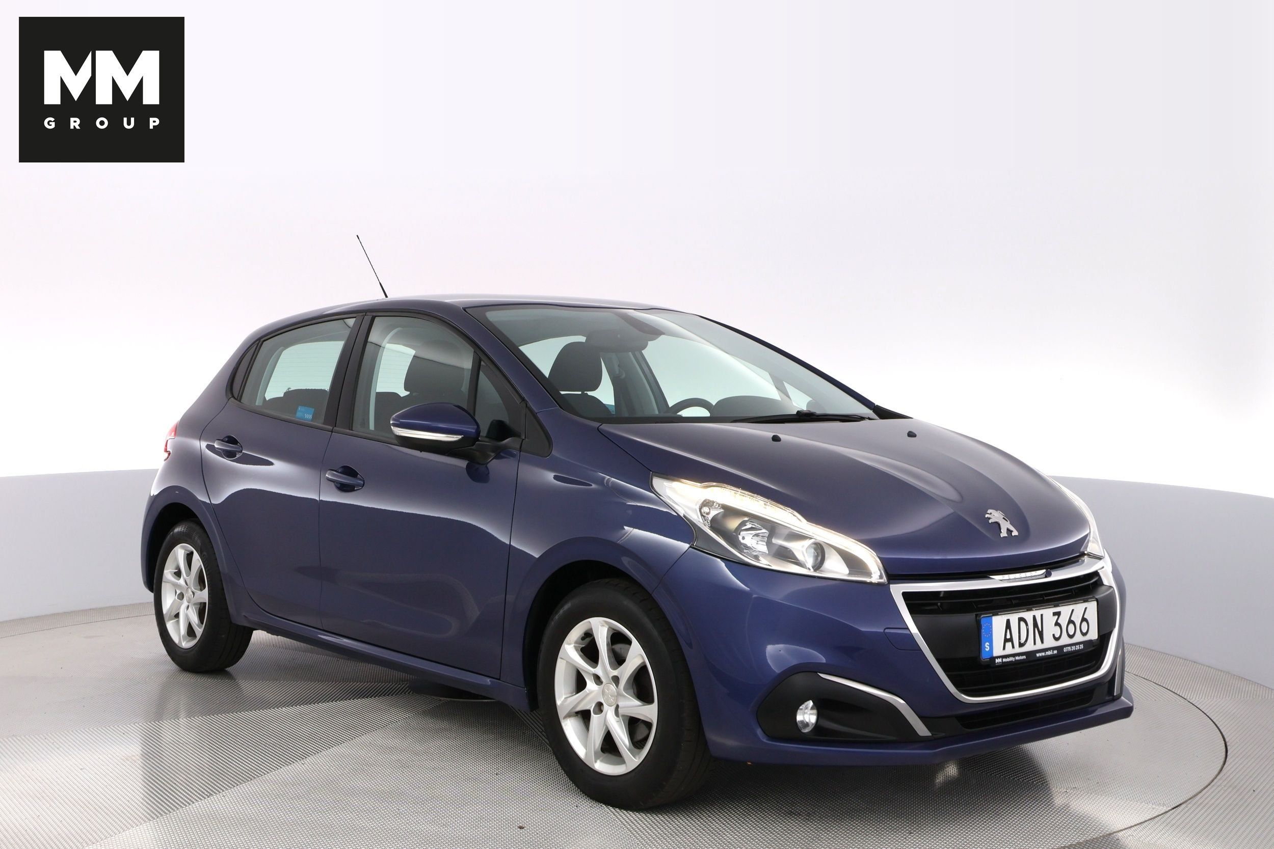Peugeot 208 2016 Mėlyna