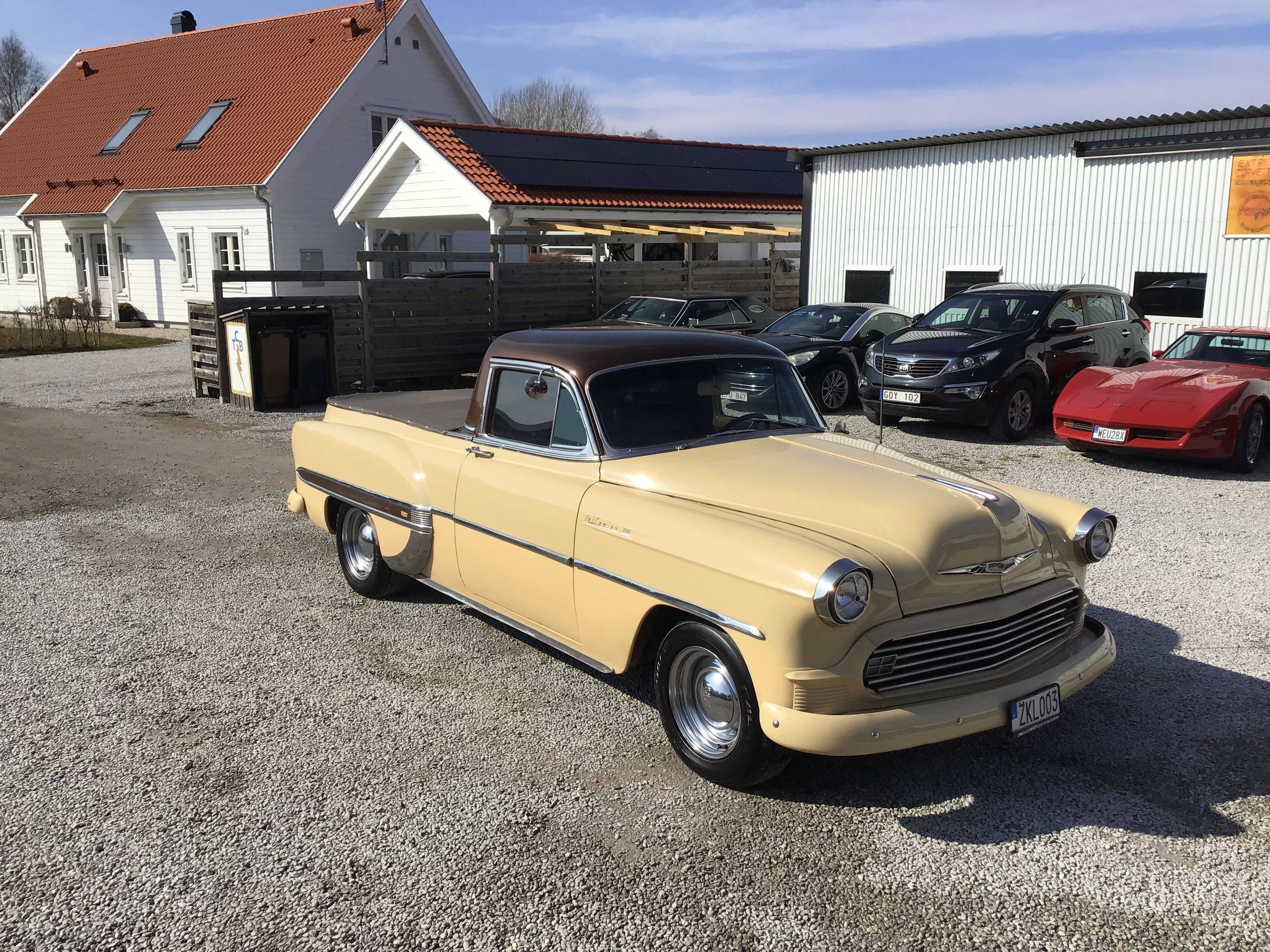 Chevrolet Bel Air 1953 Geltona