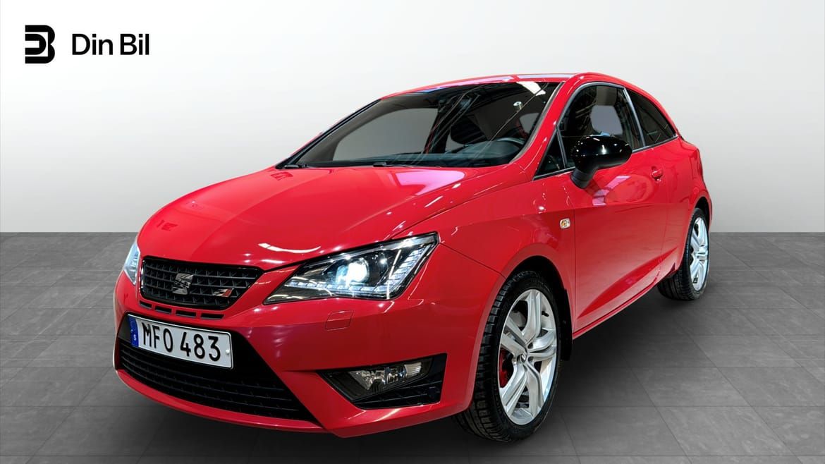 Seat Ibiza 2016 Raudona