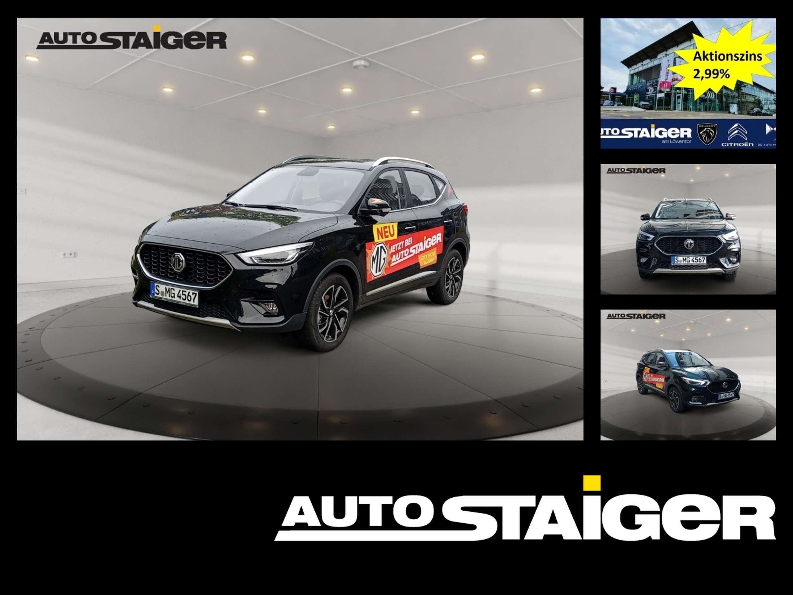 MG ZS 2024 Juoda