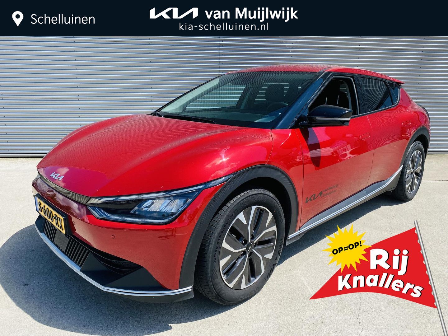 Kia EV6 2022 Raudona