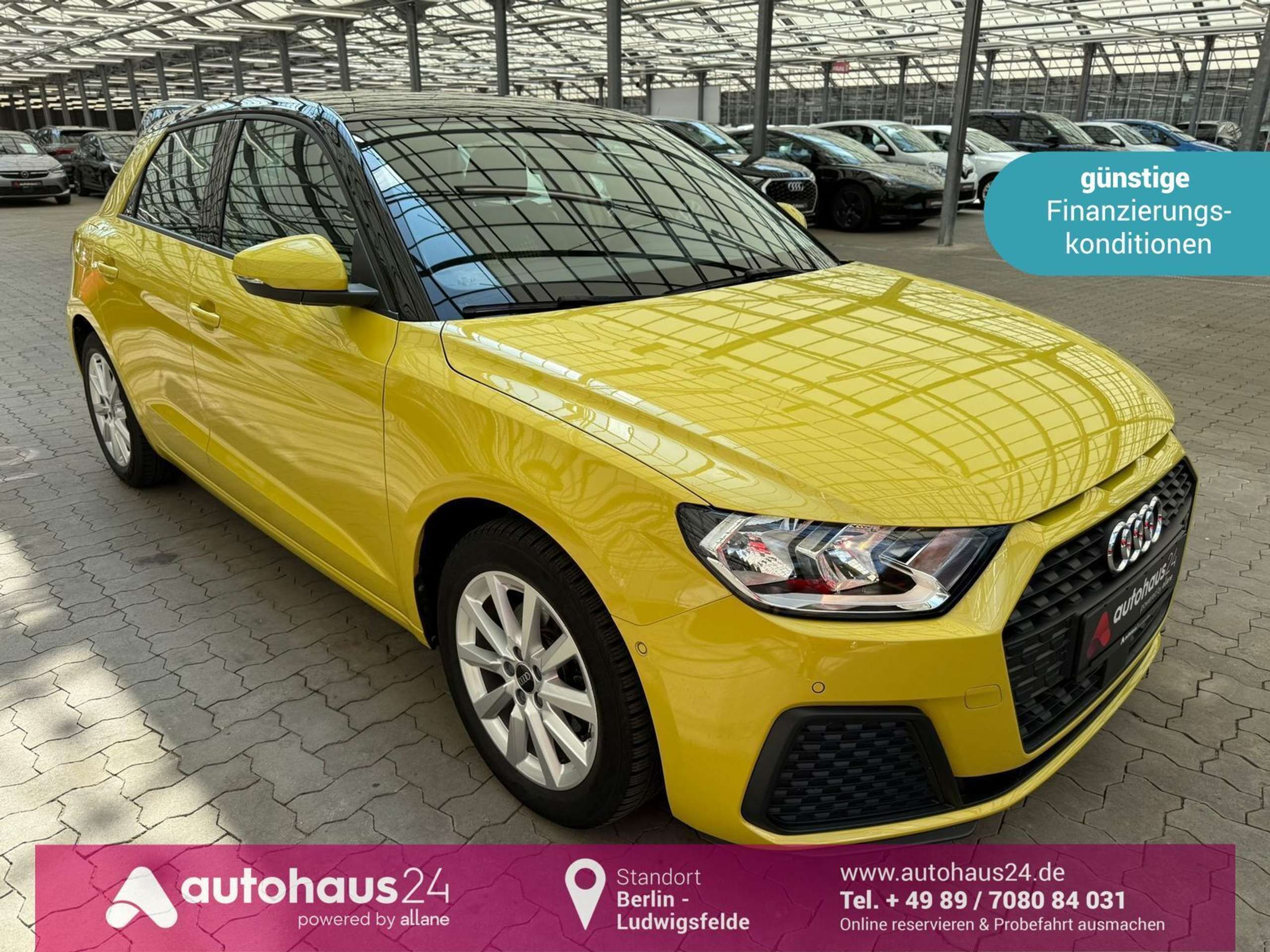Audi A1 2021 Geltona