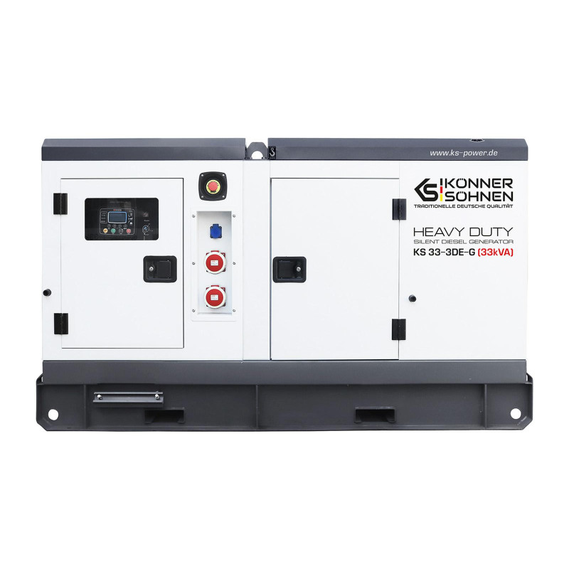 KS33-3DE-G KS dyzelinis generatorius KS 33-3DE-G 26,4 kW 230/400 V ...