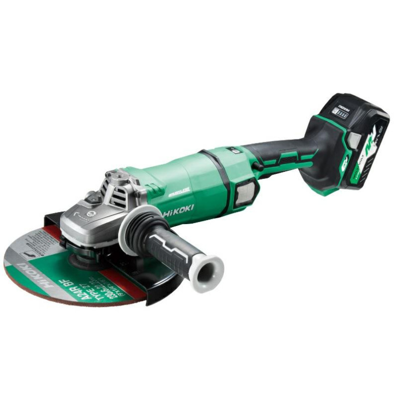 G3623DAWGZ HIKOKI.ANGLE-GRINDER. 36V 230 G3623DA MULTIVOLT 2x8.0/4.0Ah HITSYSTEM ...