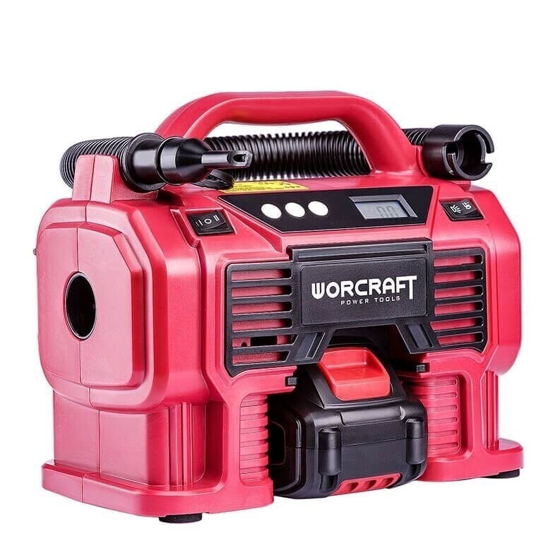 WORCRAFT AKUMULIATORINIS KOMPRESORIUS 20V LI-ION