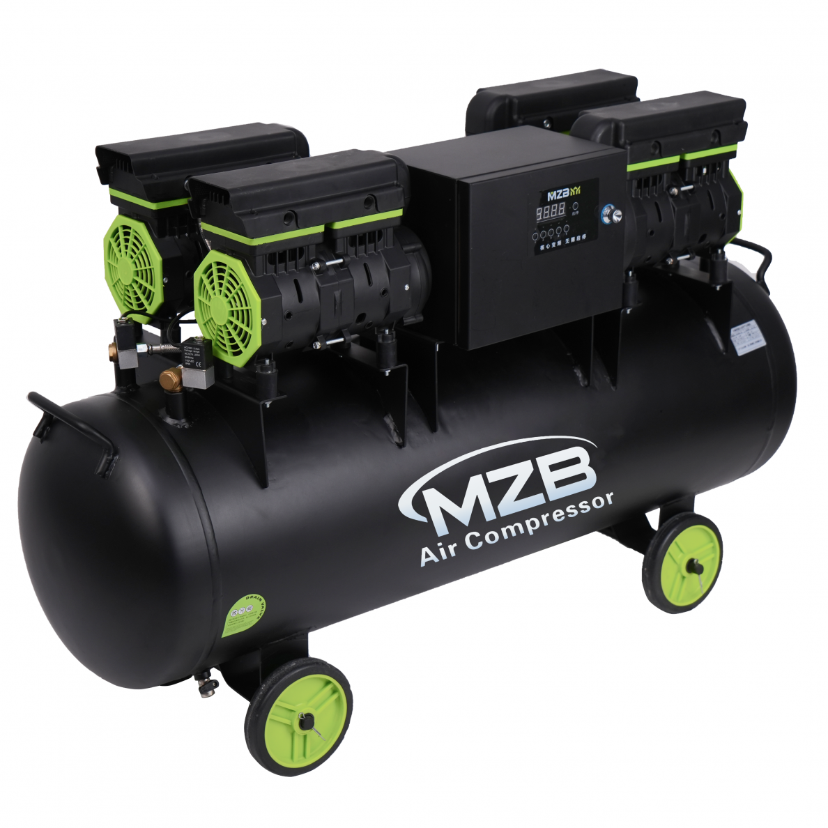 MZB Oro kompresorius magnetinis betepalinis 8bar 120l 900L/min (vienfazis)