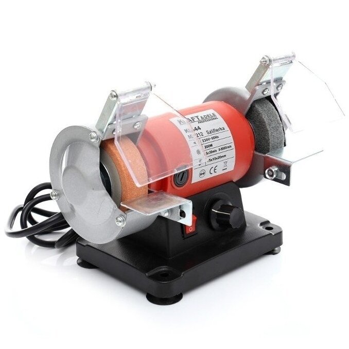 KRAFTDELE GALANDINIMO STAKLĖS 75MM SU MINI ŠLIFUOKLIU LANKSČIU VELENU, 200W