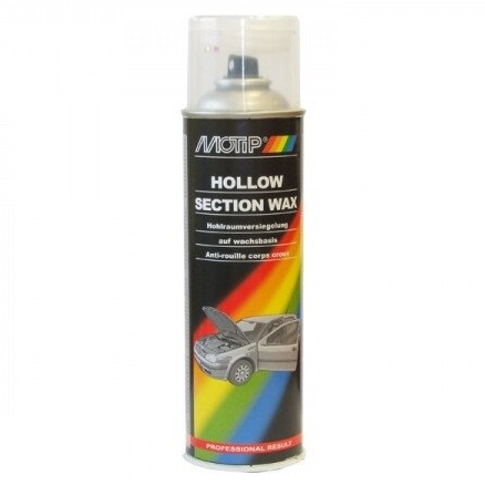 MOTIP Aerozolis - apsauginė vaško danga ertmėms / Hollow Section Wax 500 ml