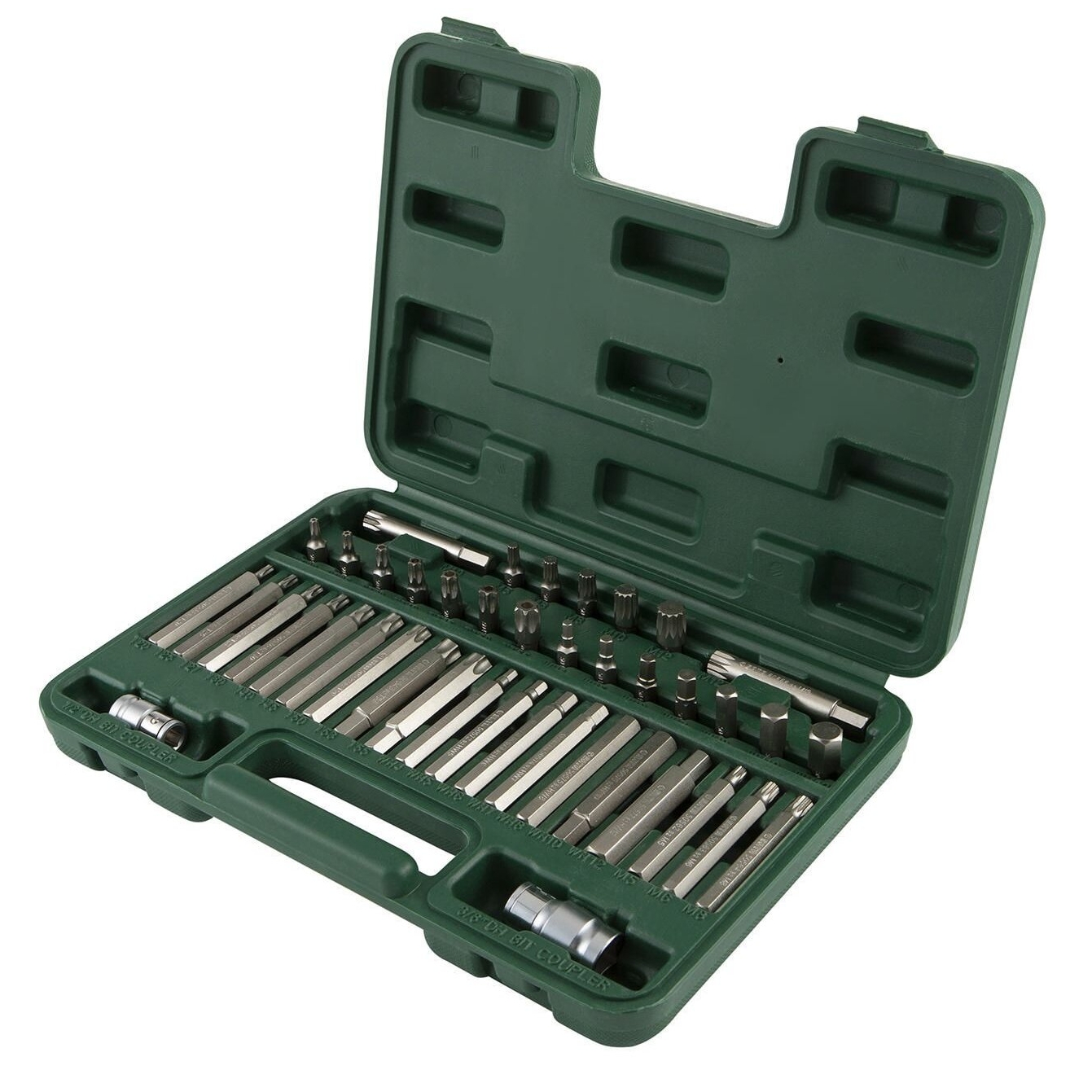 SATA Keičiamų antgalių rinkinys (IMBUS, TORX,SPLINE) 42vnt