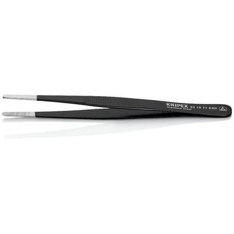 Pincetas Knipex 92 78 77 ESD (145mm, nerūdijantis plienas, antistatinis)