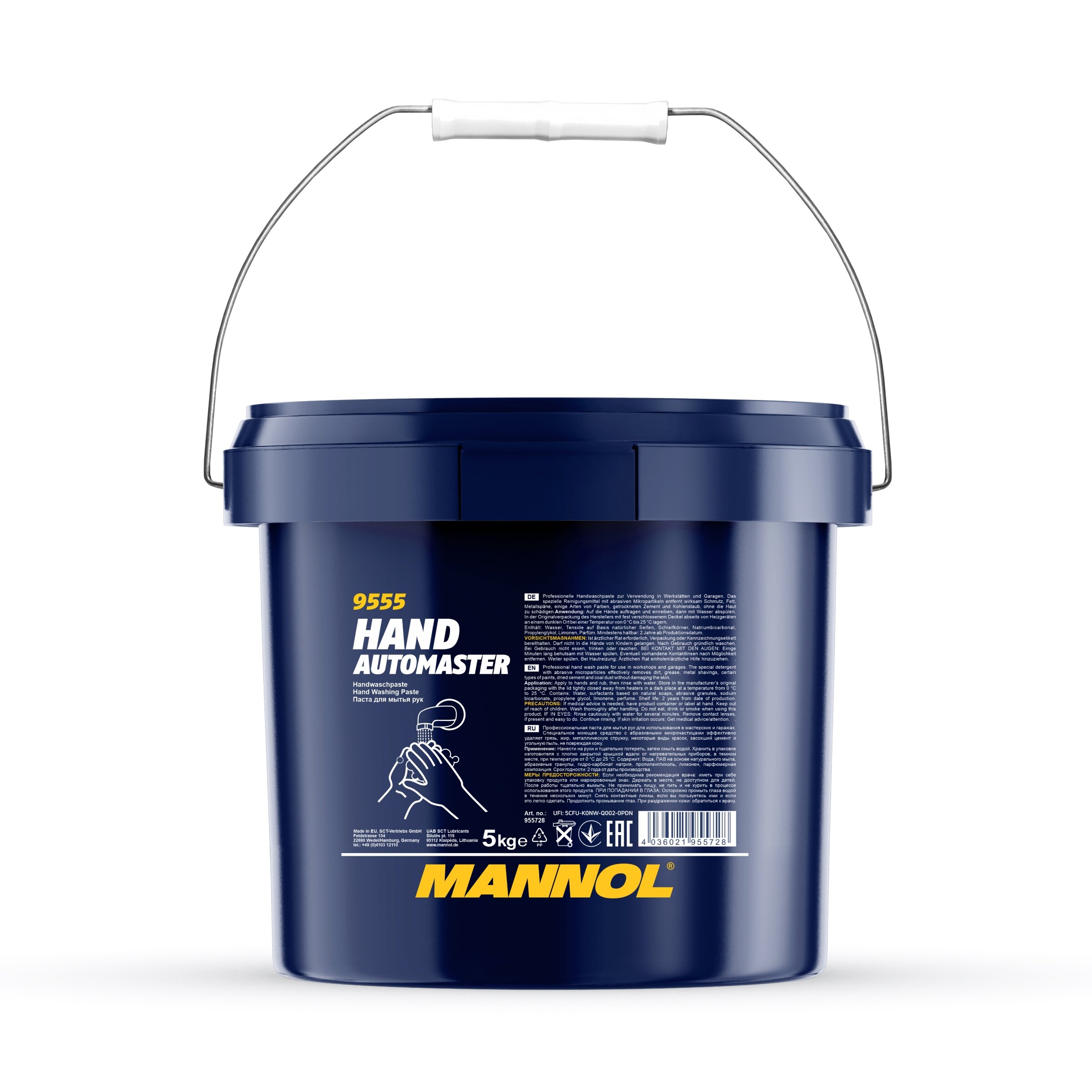 Pasta rankoms plauti MANNOL 5kg