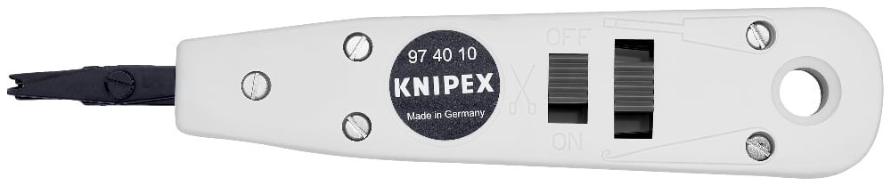 Krosavimo peilis tinklo kabeliams Knipex 97 40 10 (0.4–0.8mm)