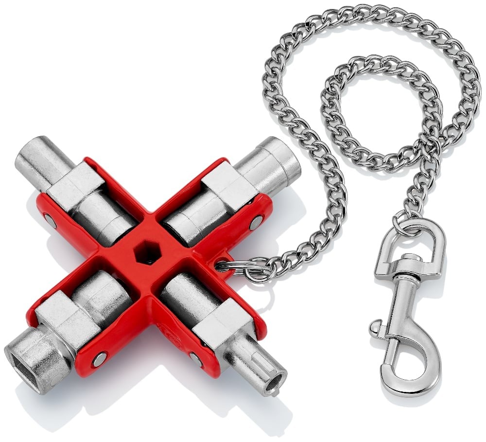 Universalus metalinis raktas skydams Knipex 00 11 06