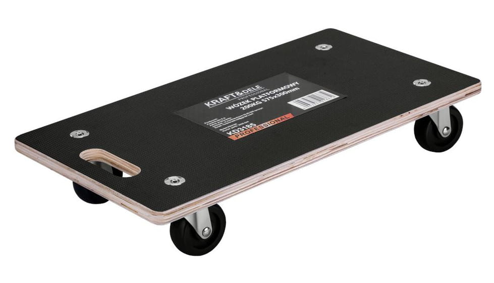 Platforminis vežimėlis 200 kg 575 × 300 mm KD3185